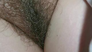 Wife's Relaxed Hairy Pussy