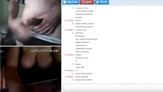 Masturbating together on live camera chat