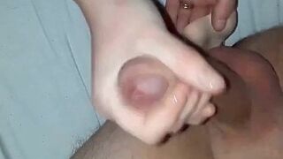 Chubby Friend Sticks Dildo in My Booty and Helps Me Wank