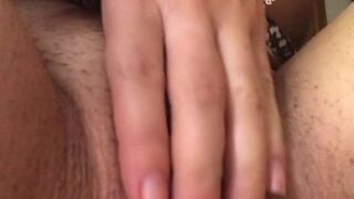Wifey playing with her vagina make you sperm