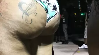 Ebony Thick MILF South Beach Strip