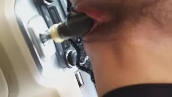 Gearbox Handle FUCK # REAL CUMS Fix my "broken" Car
