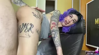 Babe Deep Blowing and Rear-End Fucking after Lose to Mortal Kombat
