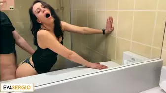 Stranger Nailed College Slut in the Toilet on Student Party - SELF PERSPECTIVE