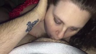 Fat Woman gets two throatpies . Deepthroat while thuckling!!!