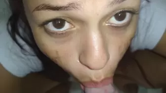 hispanic alluring teeny mistreated and used as a cumdumb peeing in her mouth