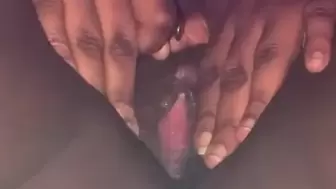 African FAT WOMAN With Clitoral Vibrator Gets Super Wet