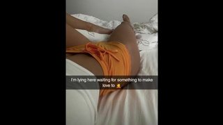 Shy German student wants to have sex with her best friend on Snapchat