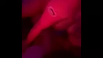 Riding his hard dong