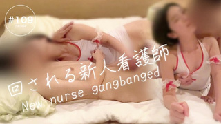 [Swapping Nurse]"The new nurse's job is to help the doctors ejaculate...!"asian sult