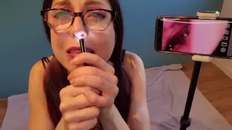Nerdy Faery Crying, Snot Eating, Self Piss Endoscope Play