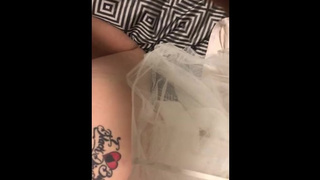 White married woman gets sexed by BBC in her wedding dress in front of hubby! She enjoys ebony COC