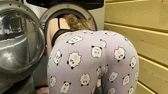 Sweet Babe Stuck In The Washing Machine And Sexed - Anny Walker