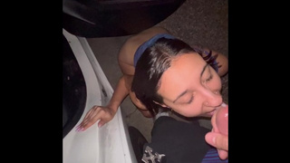 Public Car Fuck Ends in Cumshot For Massive Natural Indian Youngster