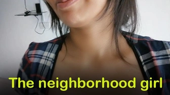 Story - the neighborhood lady ( අල්ලපු ගෙදර නන්ගිගේ කතාව ) fuck the neighborhood bitch-sperm shot