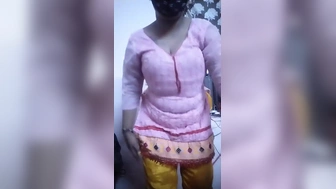 Village Lady Fingering Vagina in the Middle of the Night