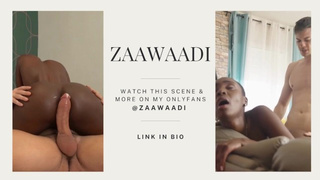 MASKED BLACK CLIT PLAY - Zaawaadi Hitachi Massage