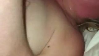 BBW Cuckold Fucked Hard and Hubby Plays with Cum