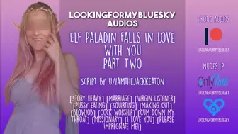 ASMR | Pretty Elf Paladin Falls In Love With You PART 2 [Fantasy Roleplay] [Squirting] [Impreg]