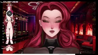 Vtuber Mommy DeadlyDesiree Spunk Sings and Rolls Her Eyes Back
