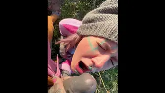 Onlyfans Skank with tattoos gives Bj and Fuck at the Beach