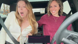 Serenity Cox and Nadia Foxx take on another drive thru with the lush’s on full blast! ????☕️????