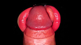 CLOSE UP POINT OF VIEW: FUCK My Perfect LIPS with Your LARGE HARD DICK and JIZZ In MOUTH! Balaclava ORAL SEX ASMR