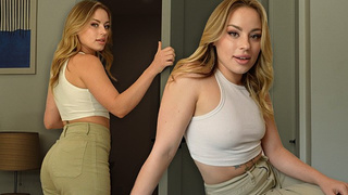 BREAKUP SEX with natural HUGE ASS blonde - Anna Claire Cloud