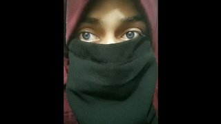 Delicious hijab slut