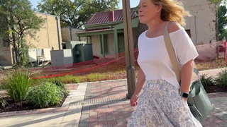 Public See Through Bouncing Melons and Visible Nipples and Areolas