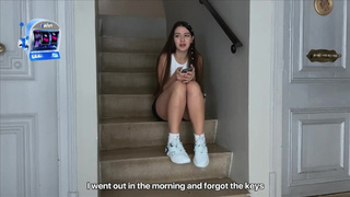 My New Neighbor Lost Her Keys But I Invited Her Over And Rammed Her Tight Snatch And Cream pie