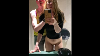 Lezbian Public DS Sex At The Mall Bathroom