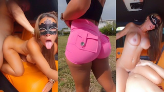 Miami Hispanic Miss Lexa Gets Picked Up and Poked In Rolls Royce Cully- Teddy Tarantino