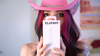 Alt Slut Playboy Vibrator Review With Cumming!