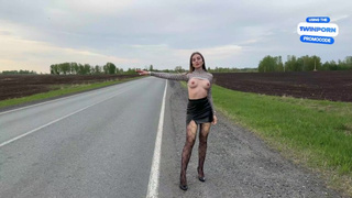 Cute Whore Prick blowing Pays For Ride With Sex,Hitchhikes In Tight Leather Skirt,Show Humongous Bum Titties