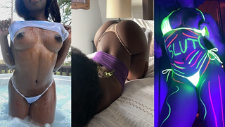 Black Butts Tease Set of three (Stripping / Lingerie / Rear-end)
