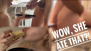 He fed her a pie with spunk