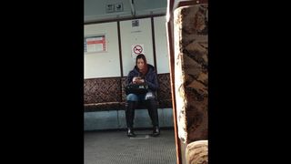 Hungarian Girl Spy Camera Hidden Camera in Train VoyeurVideo