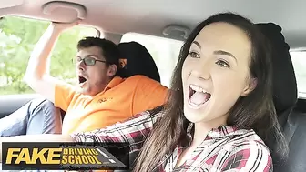 Fake Driving School Hot Learner Kristy Black Fucked Doggy Style