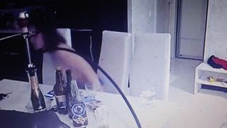 2 couples having sex in the kitchen where the 2 girls kiss e