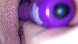Bullet vibe in wifes vagina