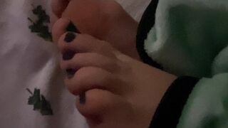 Spunk on ex-wife sweet blue toes